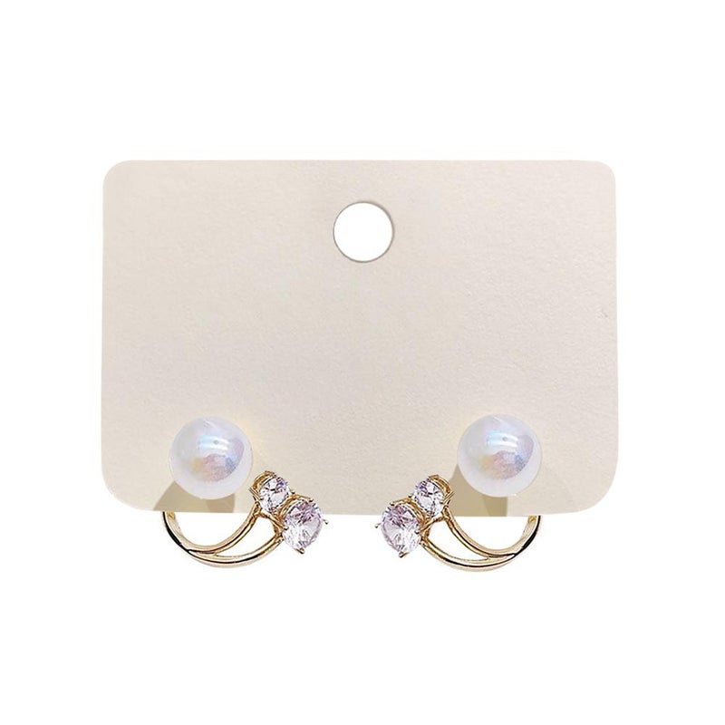 Women's pearl earrings